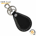 China Factory Souvenir Customized Logo Leather Key Chain for Gift